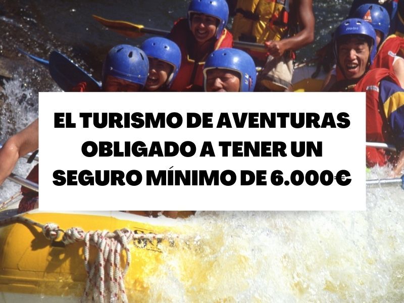El turismo de aventuras se ve obligado a tener un seguro mínimo de 6.000€